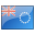 Cook Islands Tokelau and Niue Flag