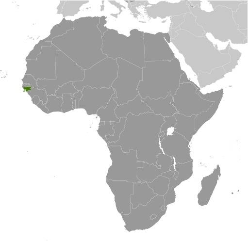 Guinea-Bissau Locator Map