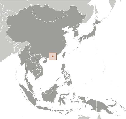 Hong Kong Locator Map