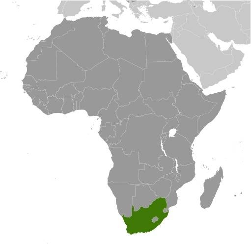 South Africa Locator Map
